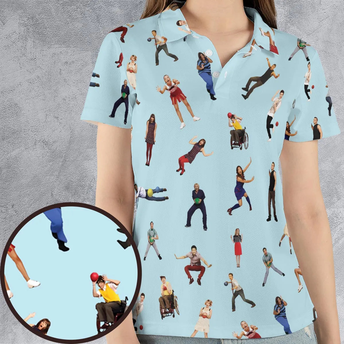 AOP Men/Women Polo Shirt - P9HE9N66