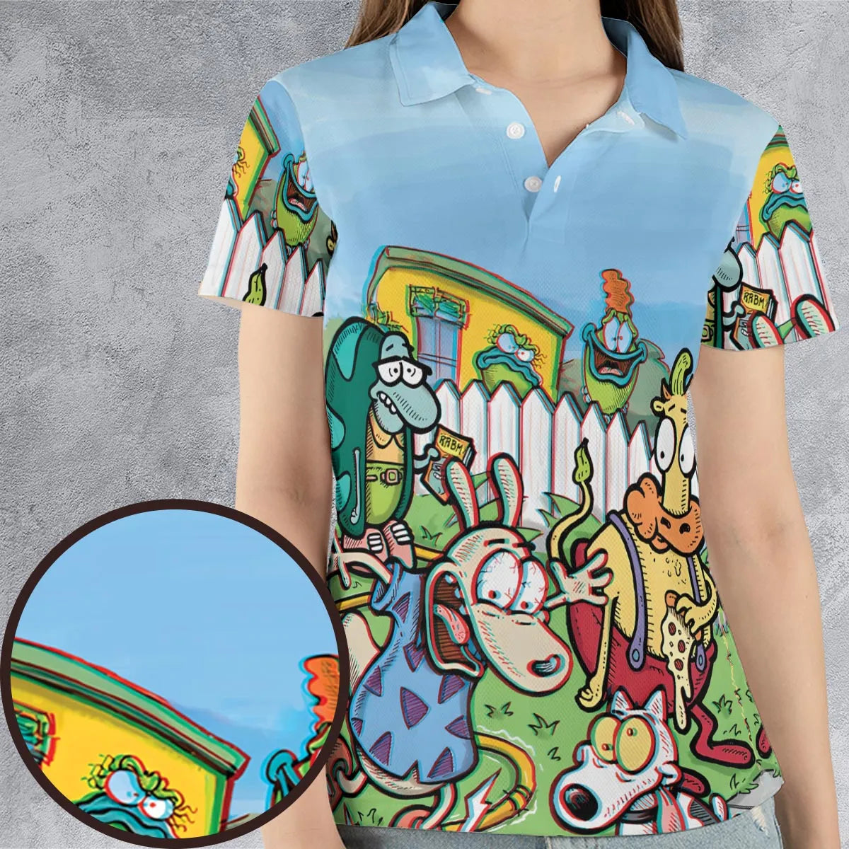 AOP Men/Women Polo Shirt - XYVPGWNT