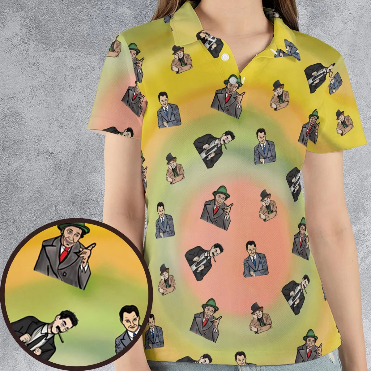 AOP Men/Women Polo Shirt - HTJF5AN1
