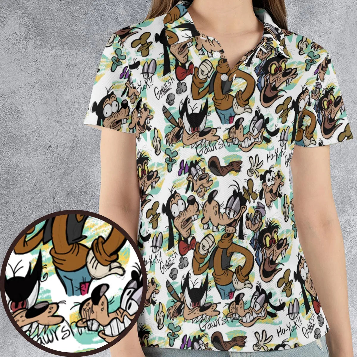 AOP Men/Women Polo Shirt - 7DCWUF6D