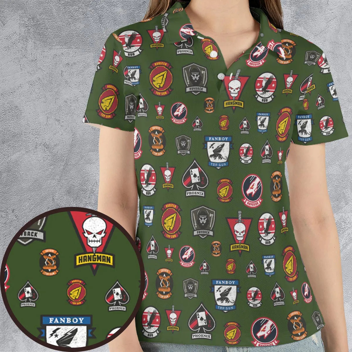 AOP Men/Women Polo Shirt - EVWWXCRW