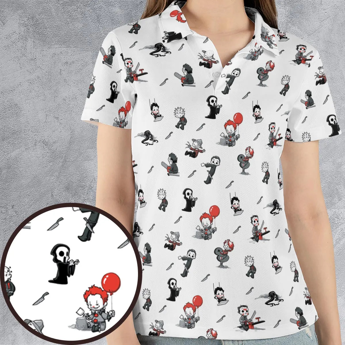 AOP Men/Women Polo Shirt - CLNUGAYJ
