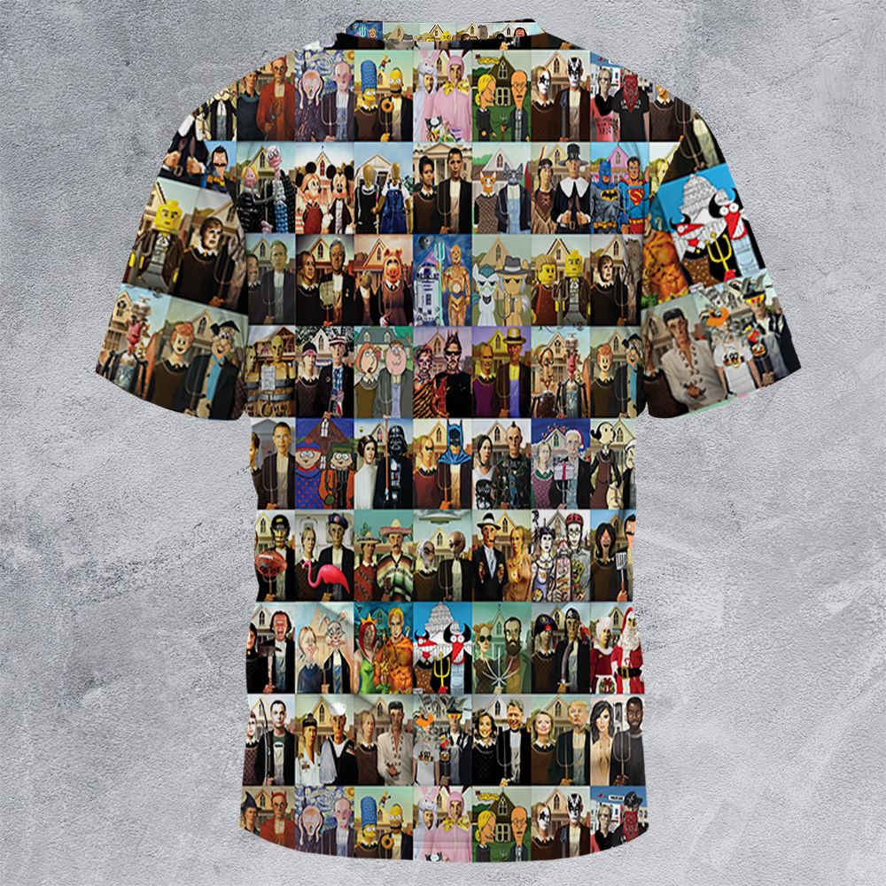 All-Over Print Unisex T-Shirt - JJDW43VU -  - 4
