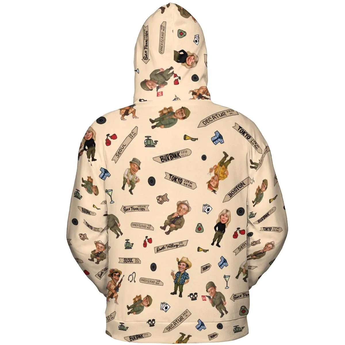 All-over Print Hoodie - ZLBCFENP