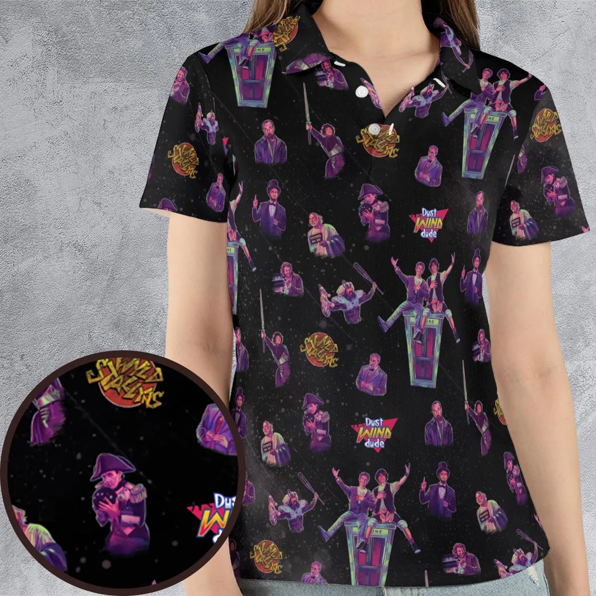 AOP Men/Women Polo Shirt - JHBZTDJZ