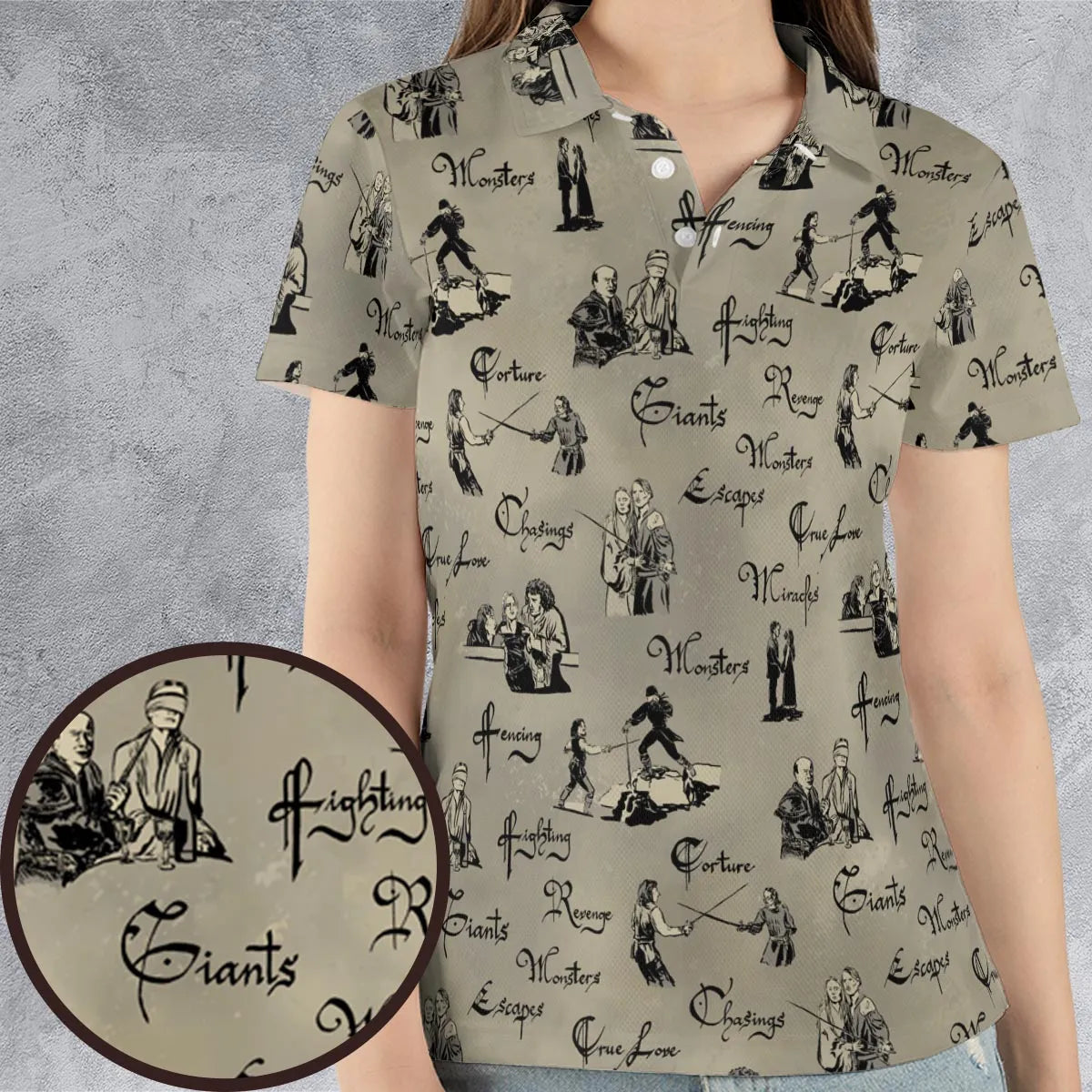 AOP Men/Women Polo Shirt - 6BDH5Q36