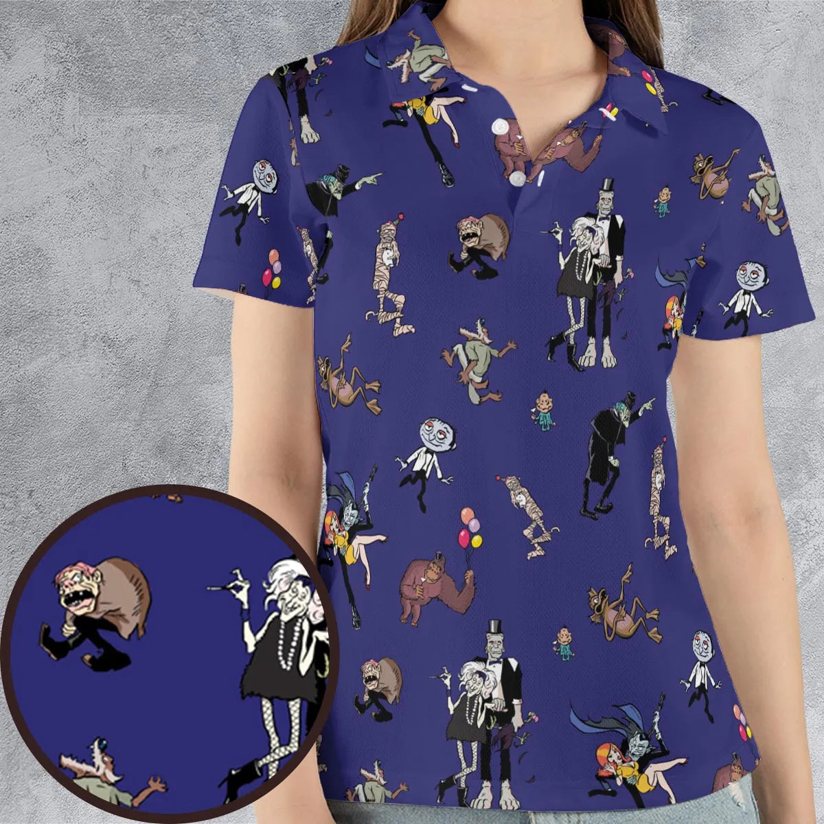 AOP Men/Women Polo Shirt - EZDTRRDP