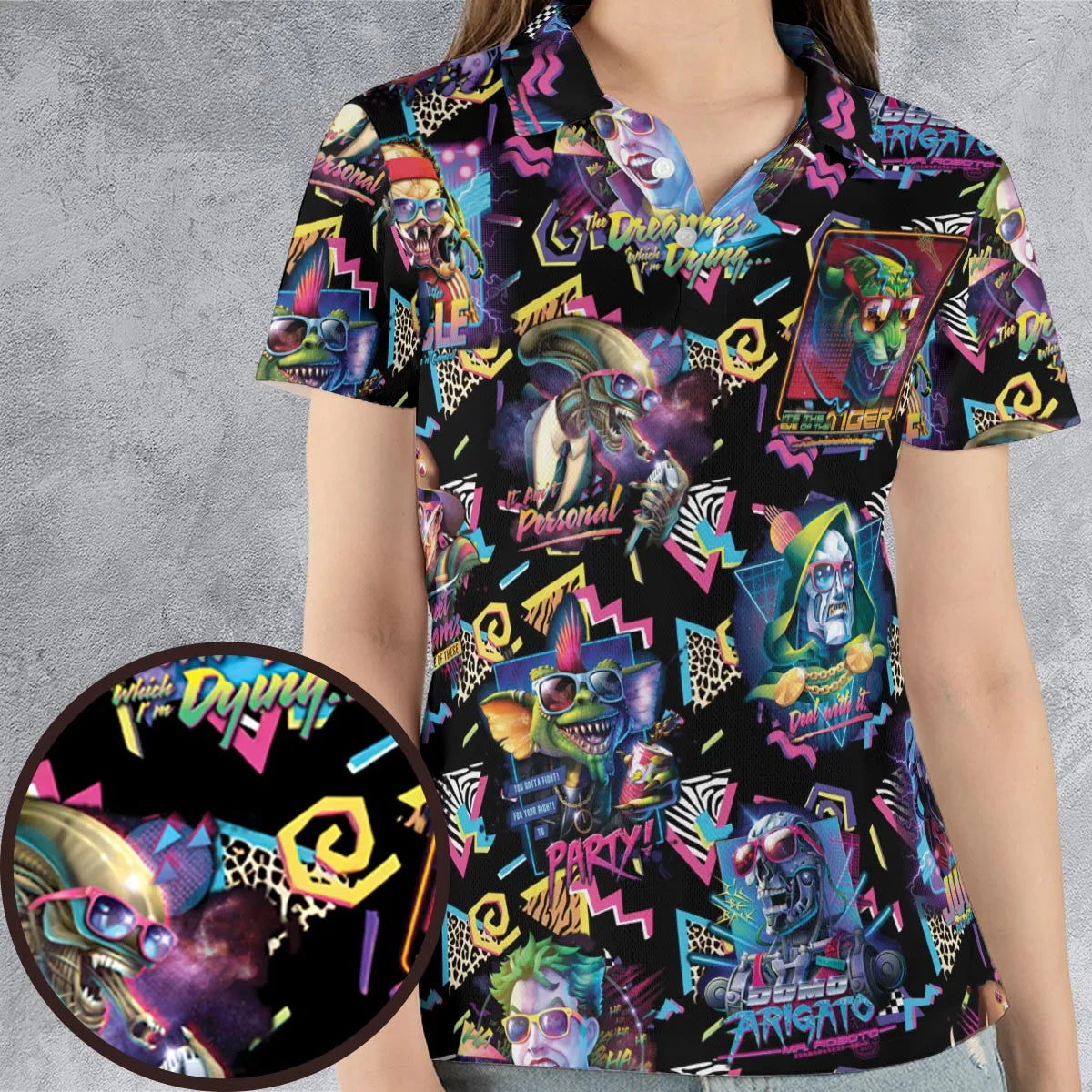 AOP Men/Women Polo Shirt - D3WFV73K