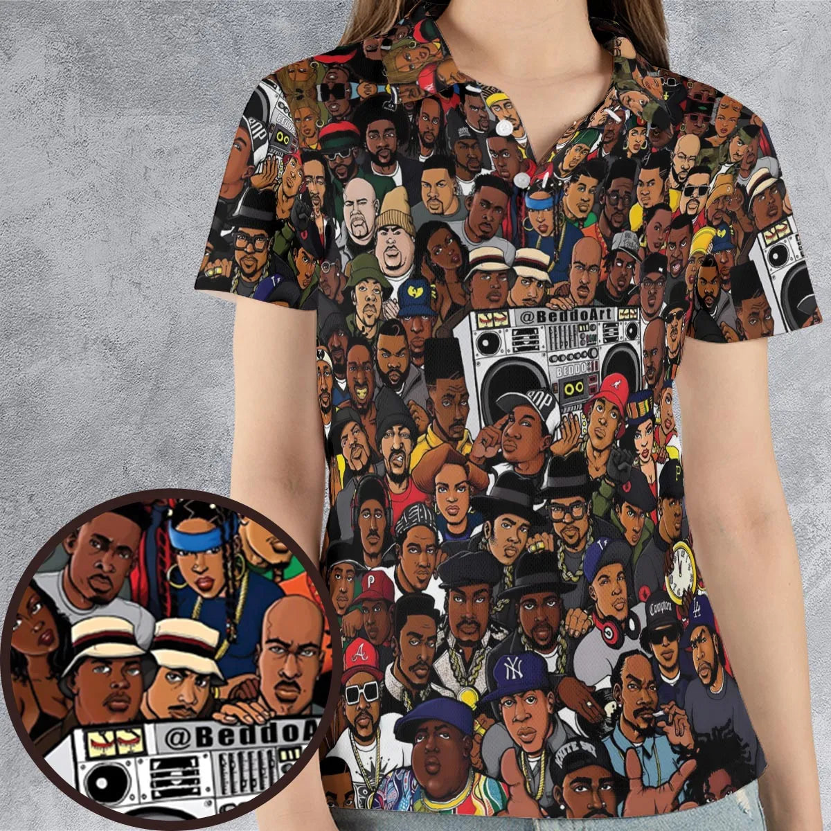 AOP Men/Women Polo Shirt - VCX6WC81
