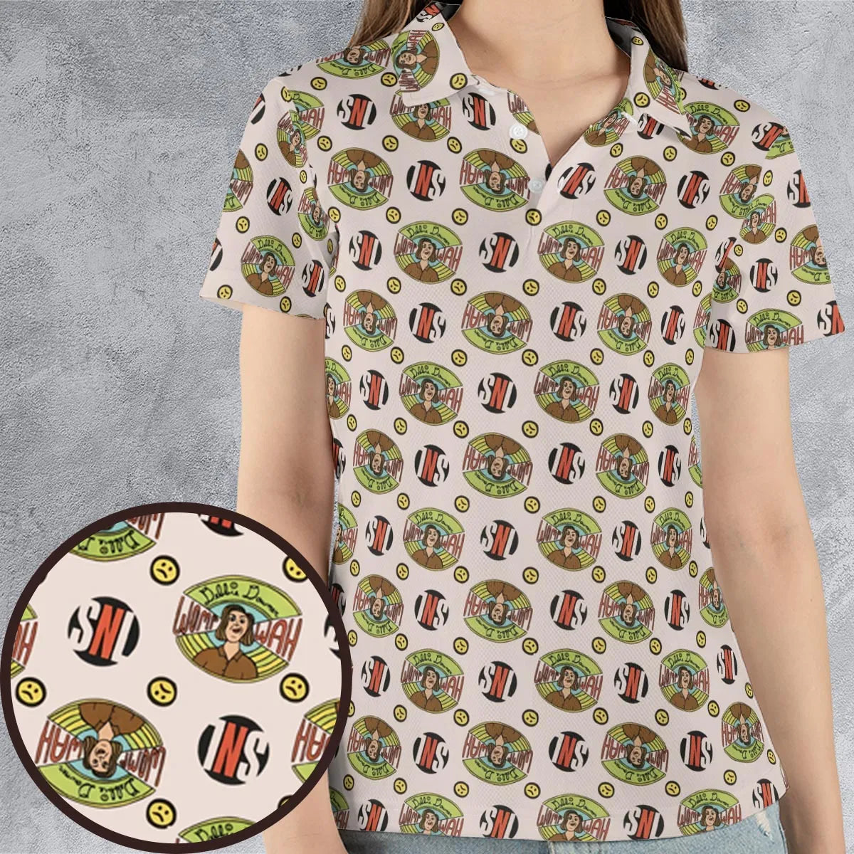 AOP Men/Women Polo Shirt - C7RRVWFL