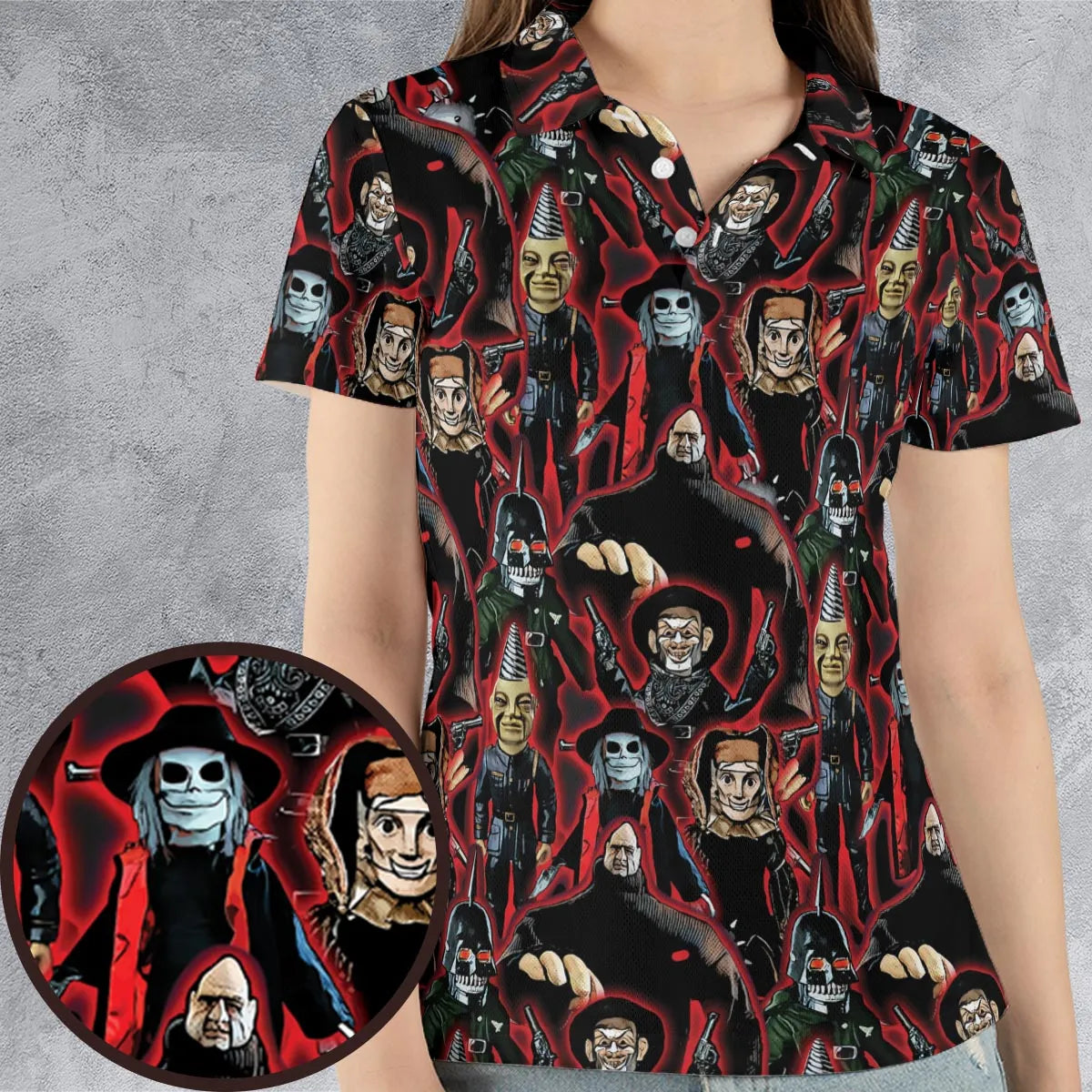 AOP Men/Women Polo Shirt - SN4YM5YC