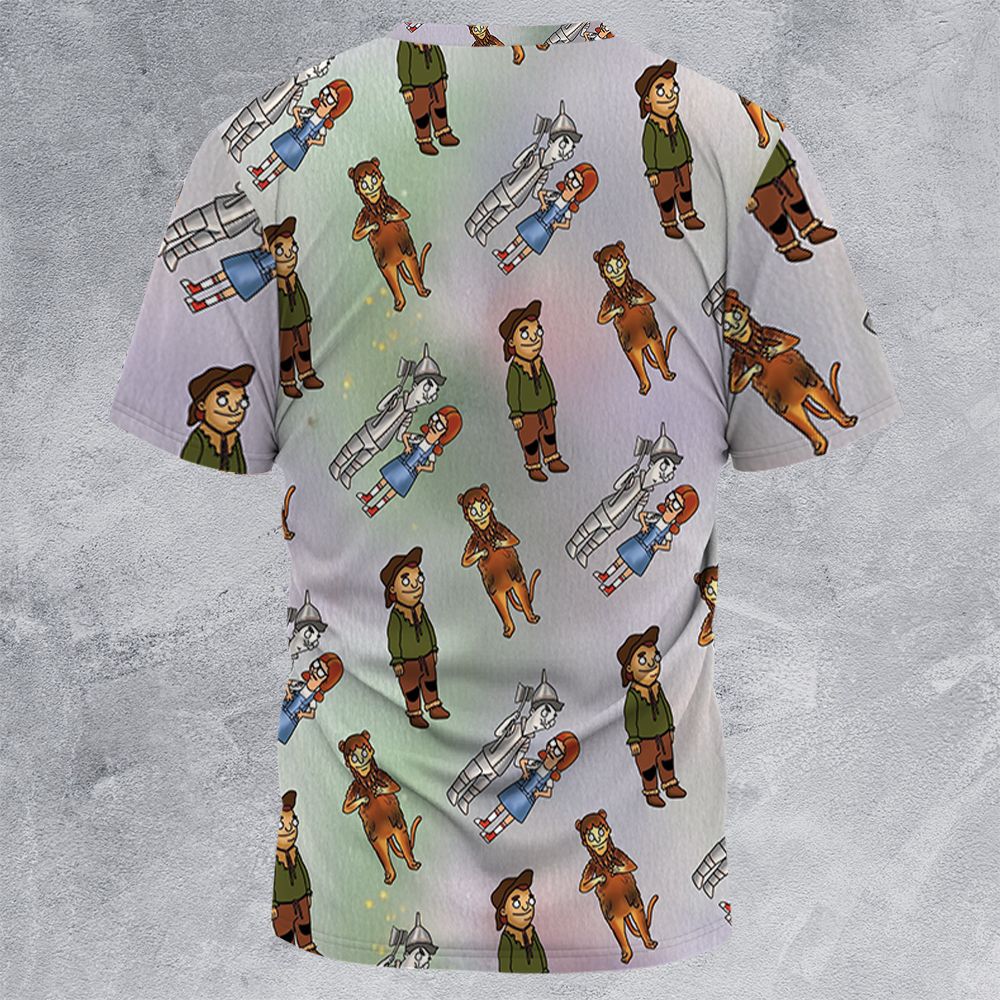 All-Over Print Unisex T-Shirt - Z3VXL51P -  - 4