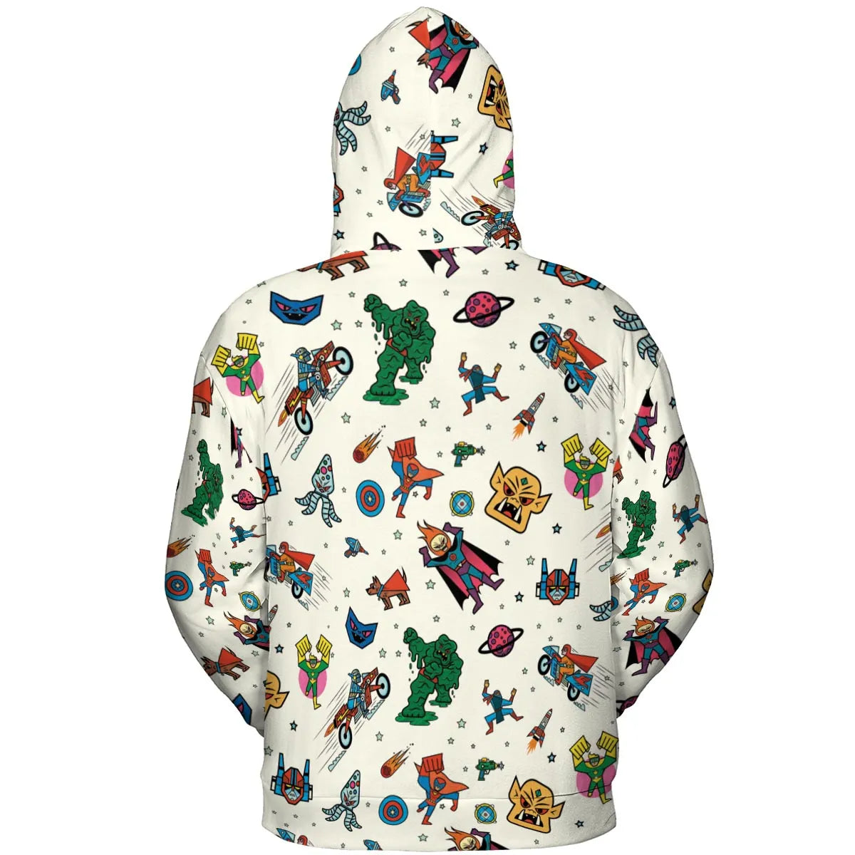 All-over Print Hoodie - J4UVR9VD