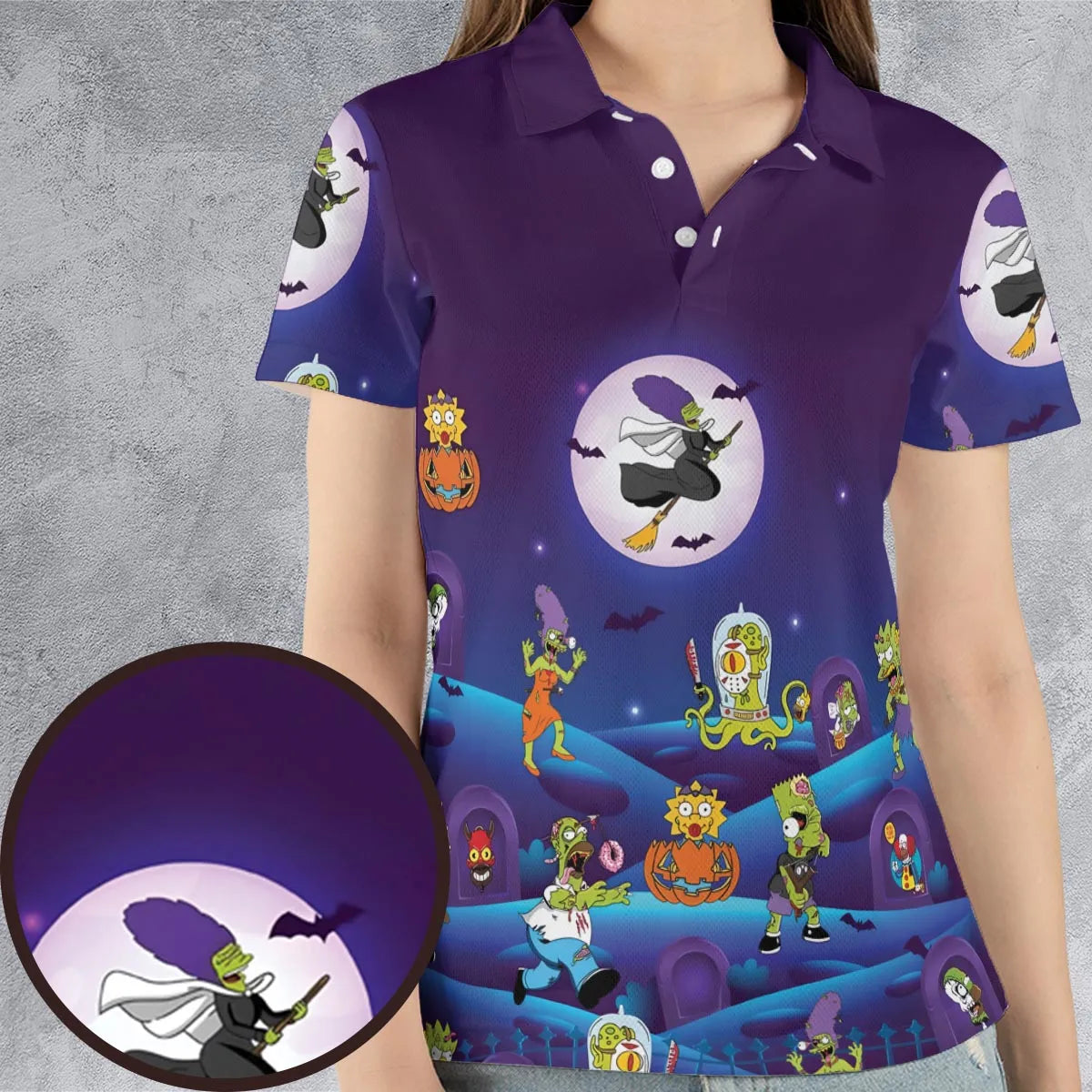 AOP Men/Women Polo Shirt - NDDH1N5H