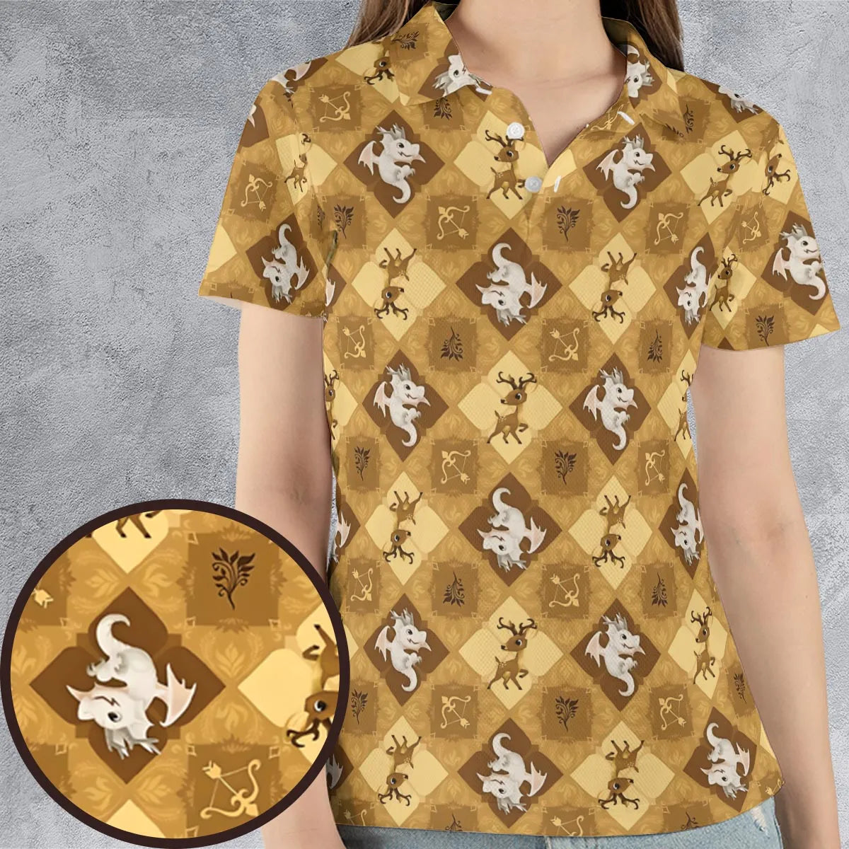 AOP Men/Women Polo Shirt - Y3R6AD2F