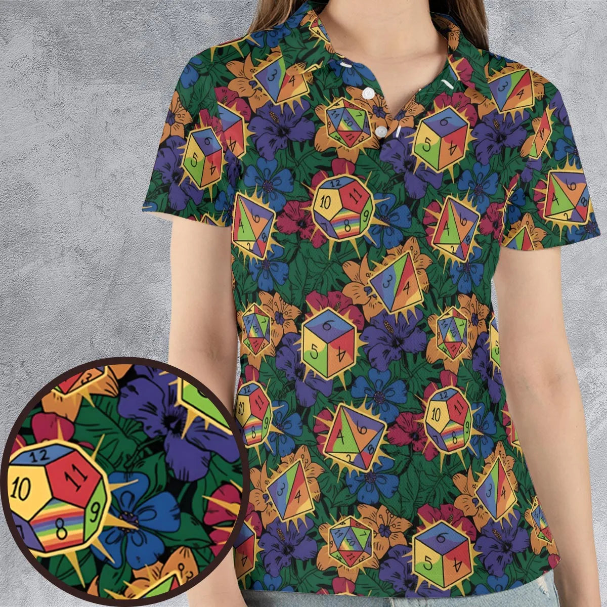 AOP Men/Women Polo Shirt - U7SH43RA