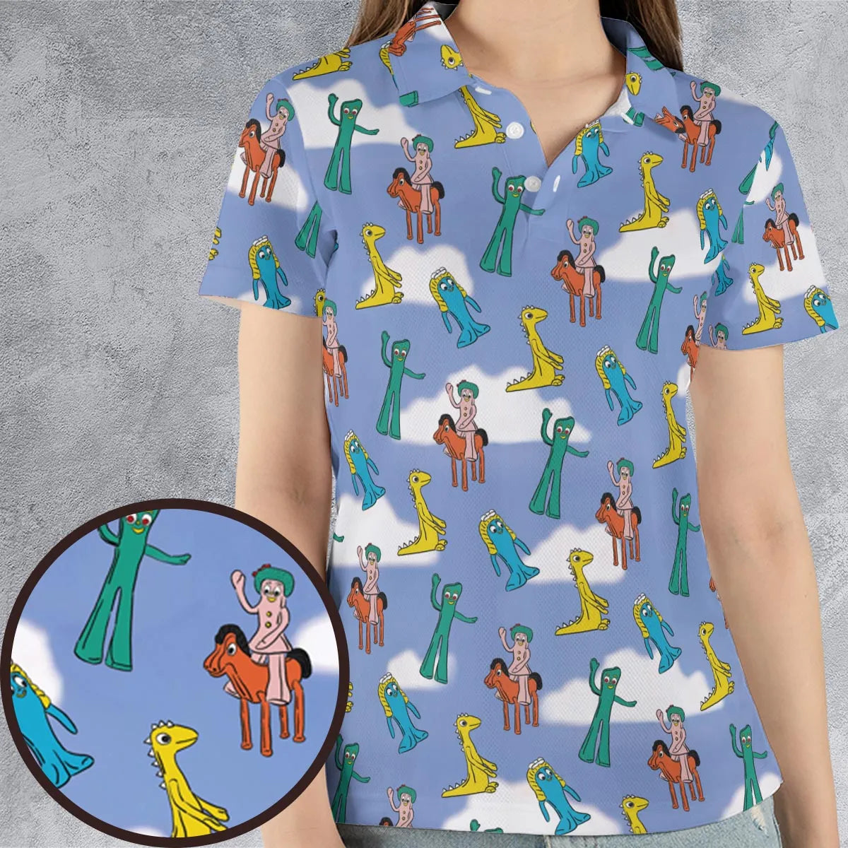 AOP Men/Women Polo Shirt - KUEH7LTJ
