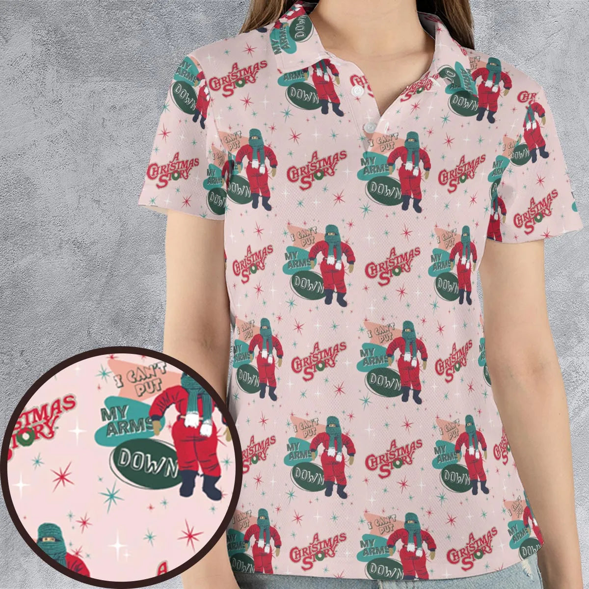 AOP Men/Women Polo Shirt - 1QU6MUJB