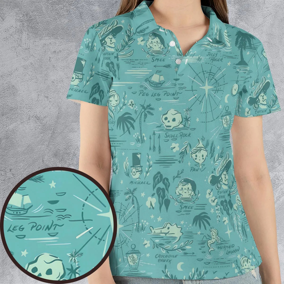 AOP Men/Women Polo Shirt - BTKR3M7J