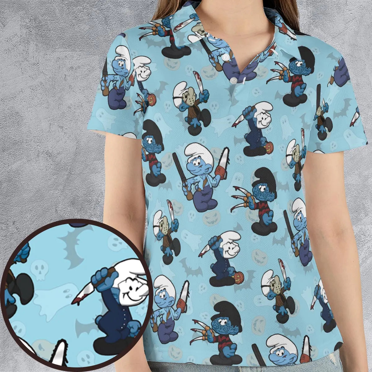 AOP Men/Women Polo Shirt - 8GS49QLS