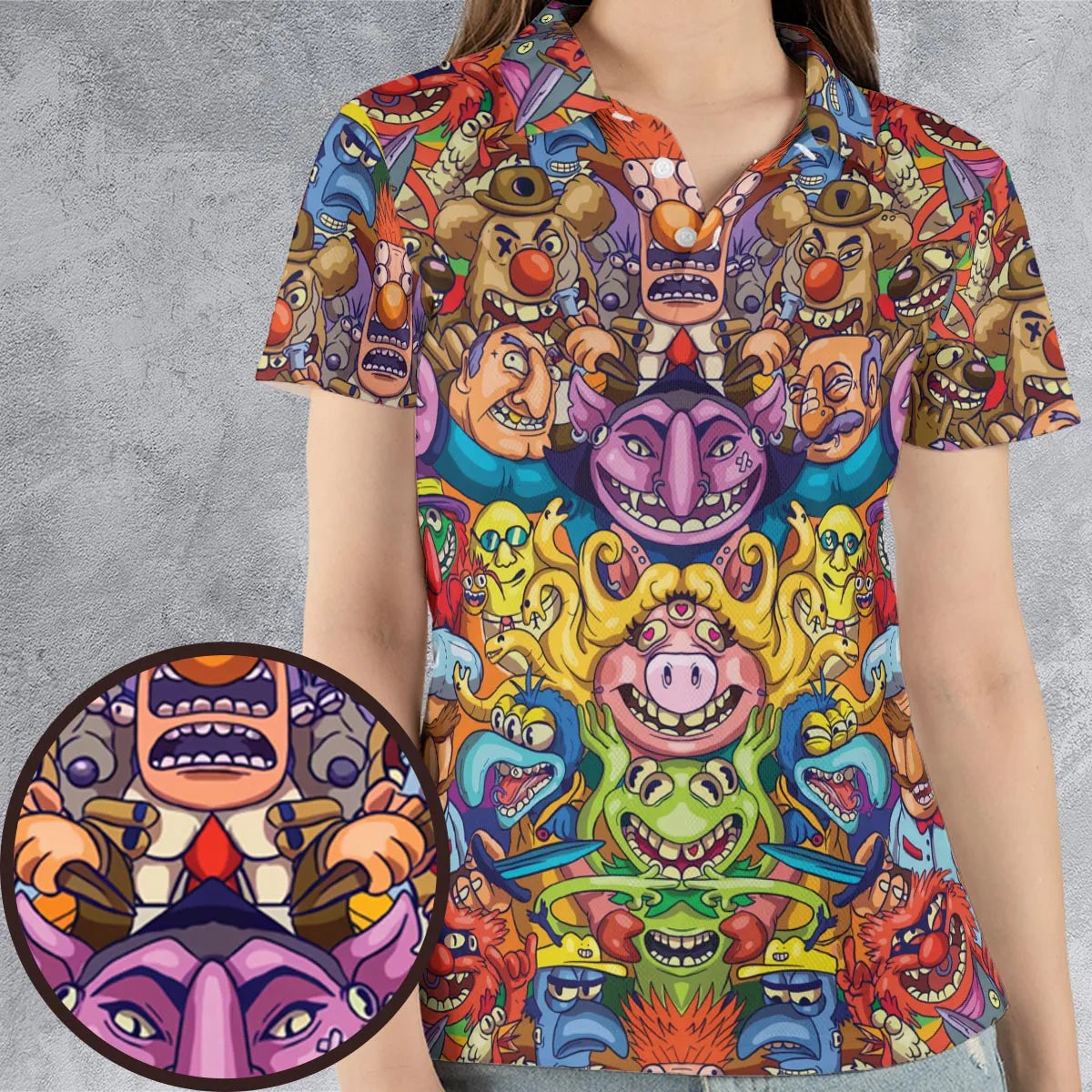 AOP Men/Women Polo Shirt - 3YN6SRE7