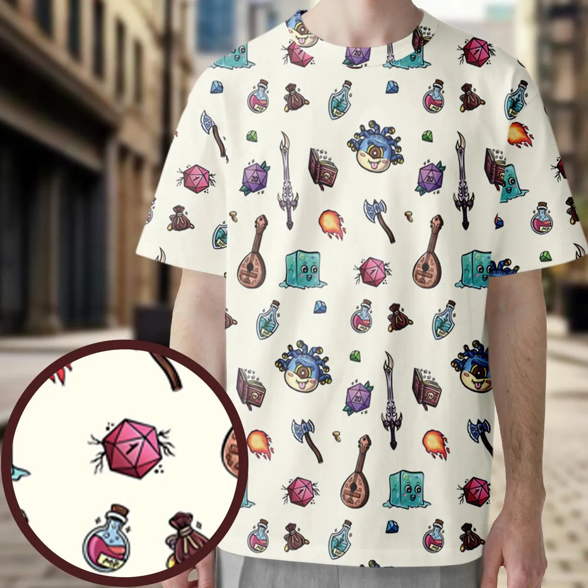 All-Over Print Unisex T-Shirt - QDXKPNW8
