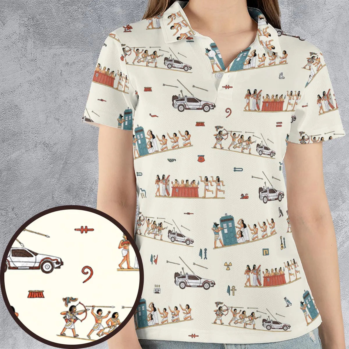 AOP Men/Women Polo Shirt - V4RHK5E6