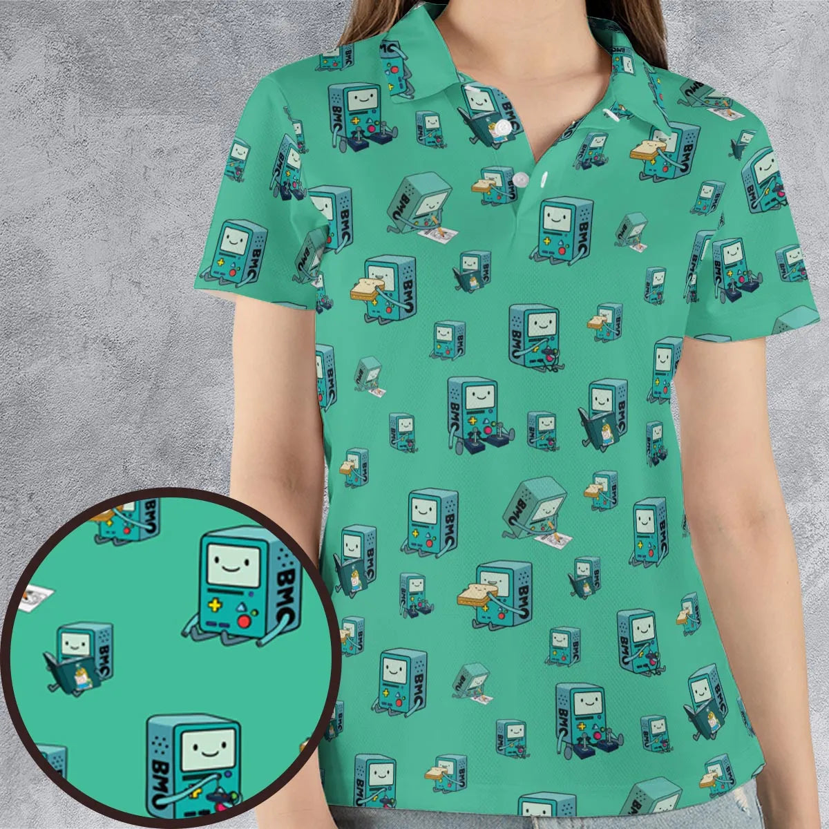 AOP Men/Women Polo Shirt - H3MZJ3HG