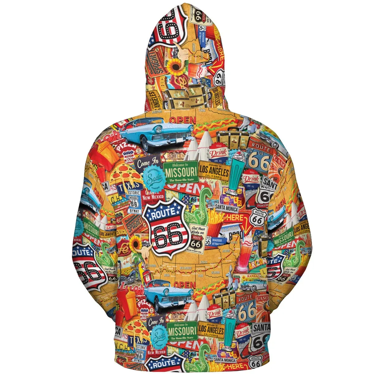 All-over Print Hoodie - B9TB4VYH