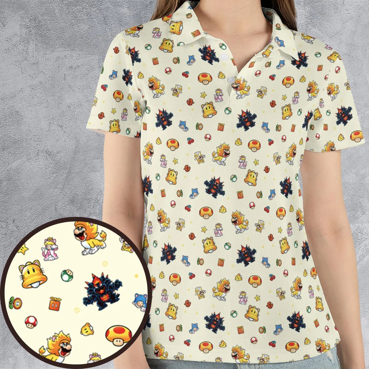 AOP Men/Women Polo Shirt - RU371E2G