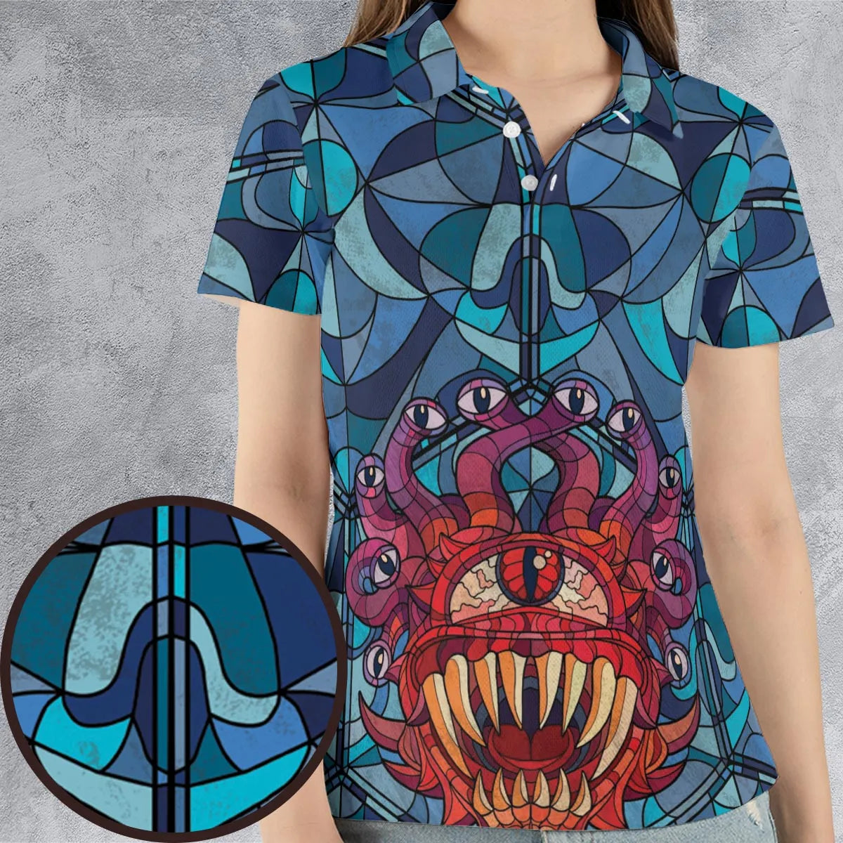 AOP Men/Women Polo Shirt - 9YCDVPML