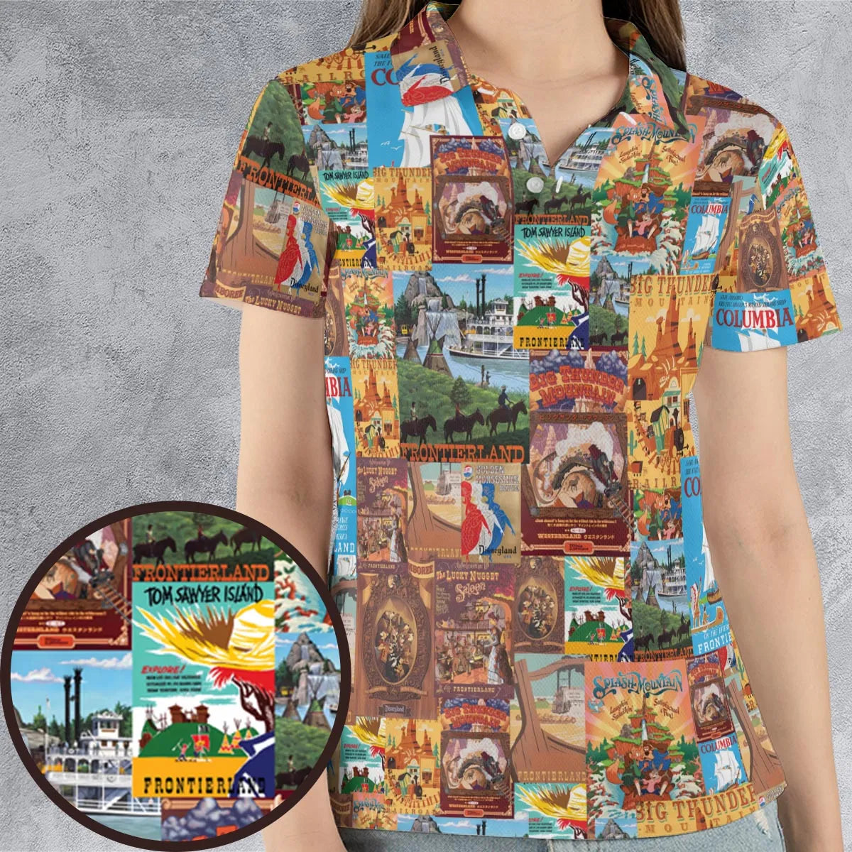 AOP Men/Women Polo Shirt - MJY2CPLV