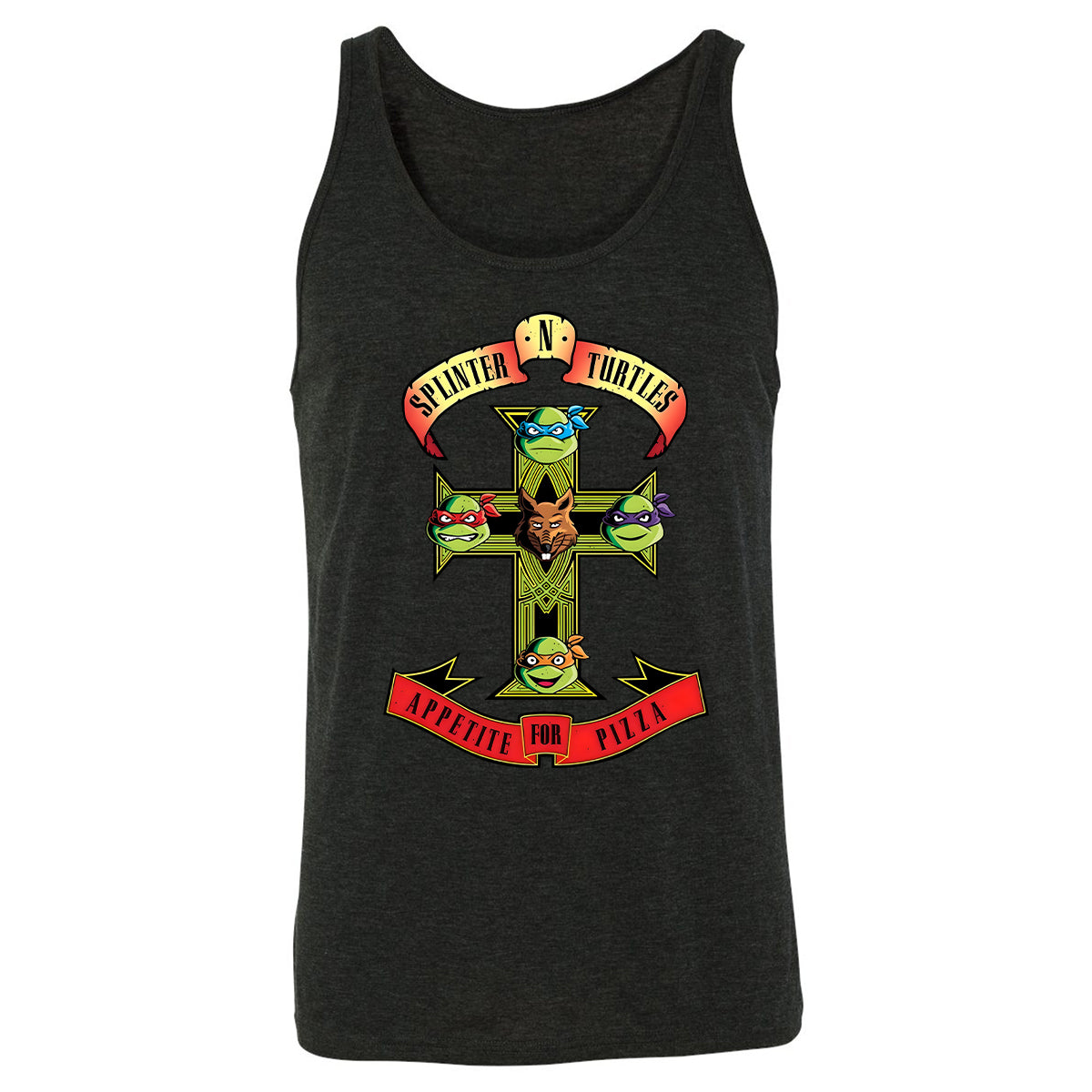 Unisex Jersey Tank - EDZQ4ETP - Charcoal Black Triblend - 5