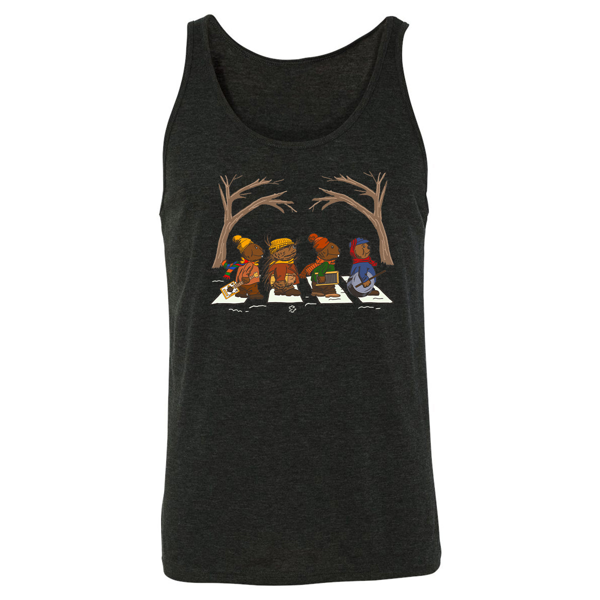 Unisex Jersey Tank - PZ1LPNSA - Charcoal Black Triblend - 5