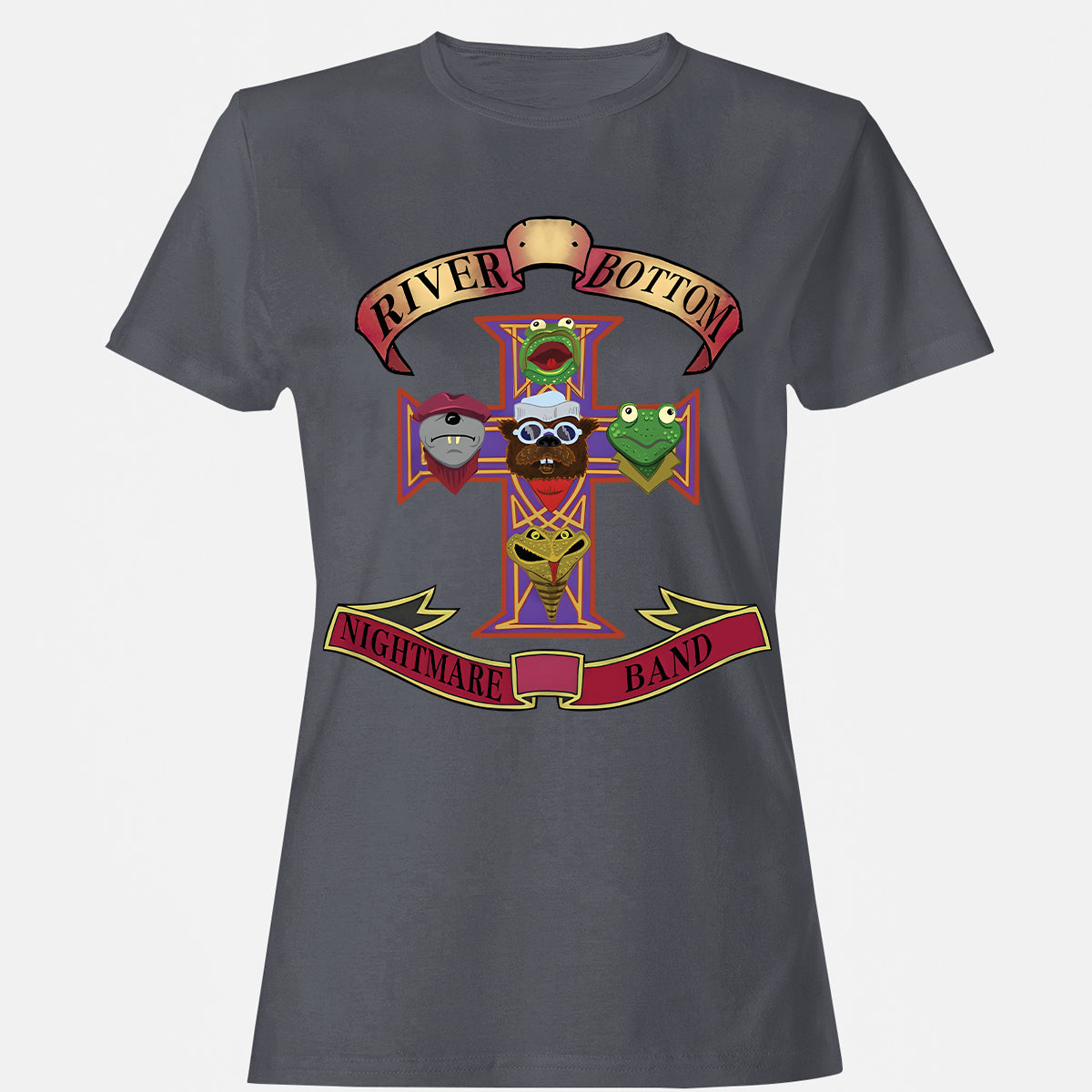 Women's T-shirt - Black - THANGFIXED (Copy) - Dark Heather - 5
