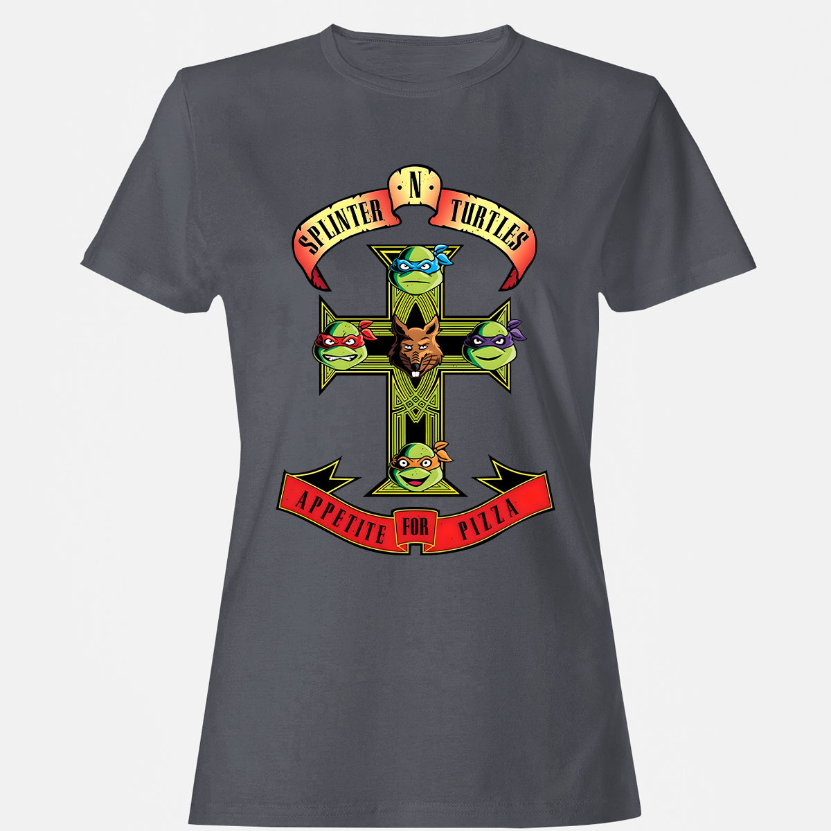 Women's T-shirt - S9M7MJ91 - Dark Heather - 5