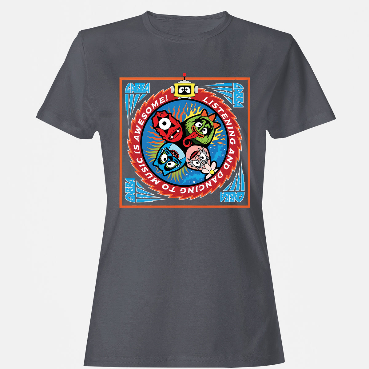 Listening and Dancing Yo Gabba Gabba! - Dark Heather - 5