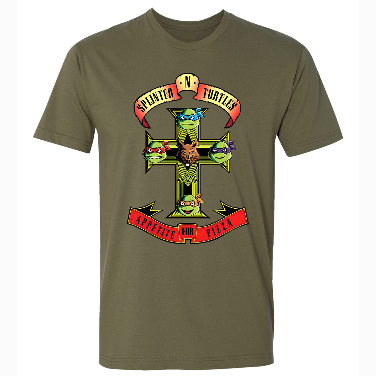 Premium Unisex T-shirt - UDNXTBGU - Military Green - 5