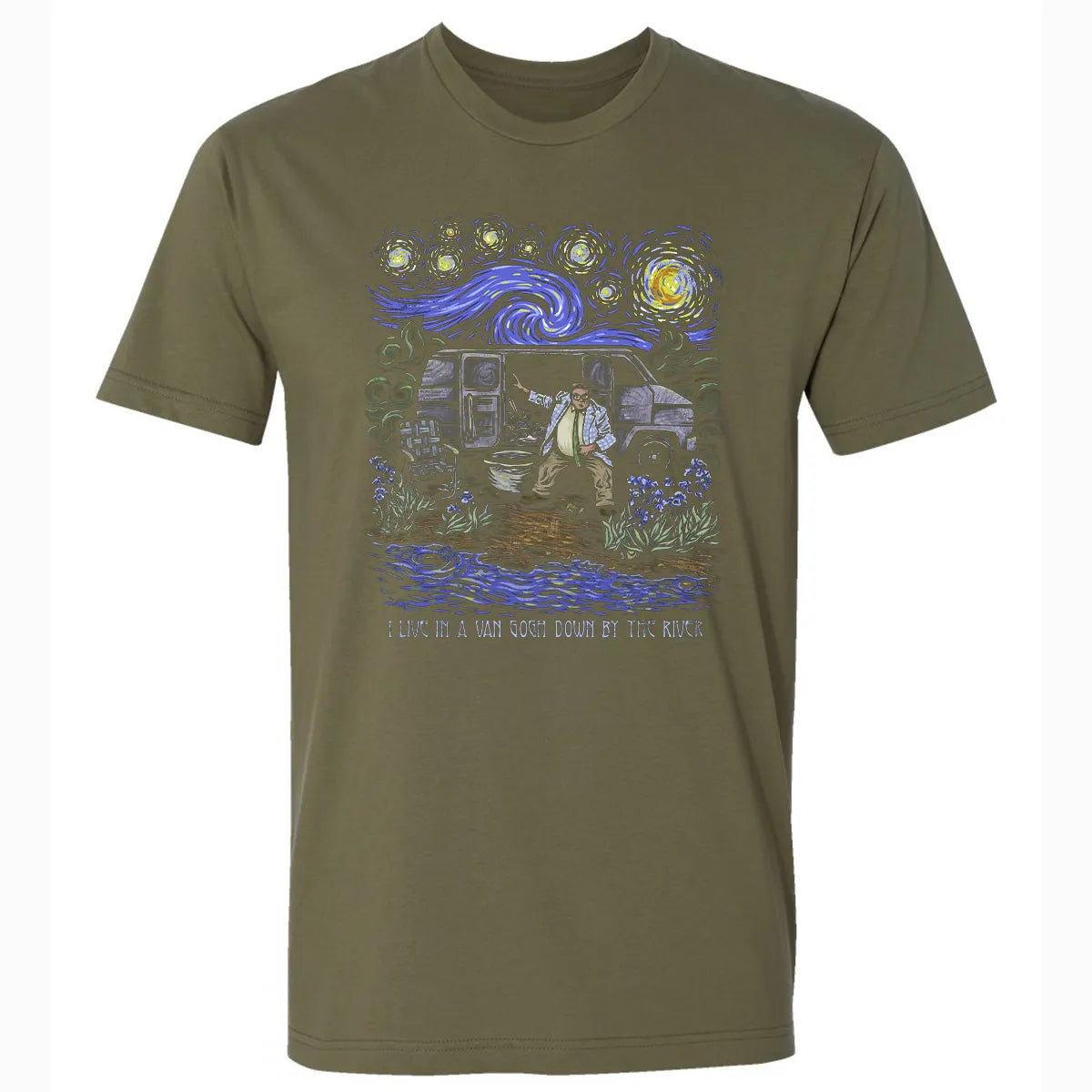 Live In A Van Gogh Premium Unisex T-shirt