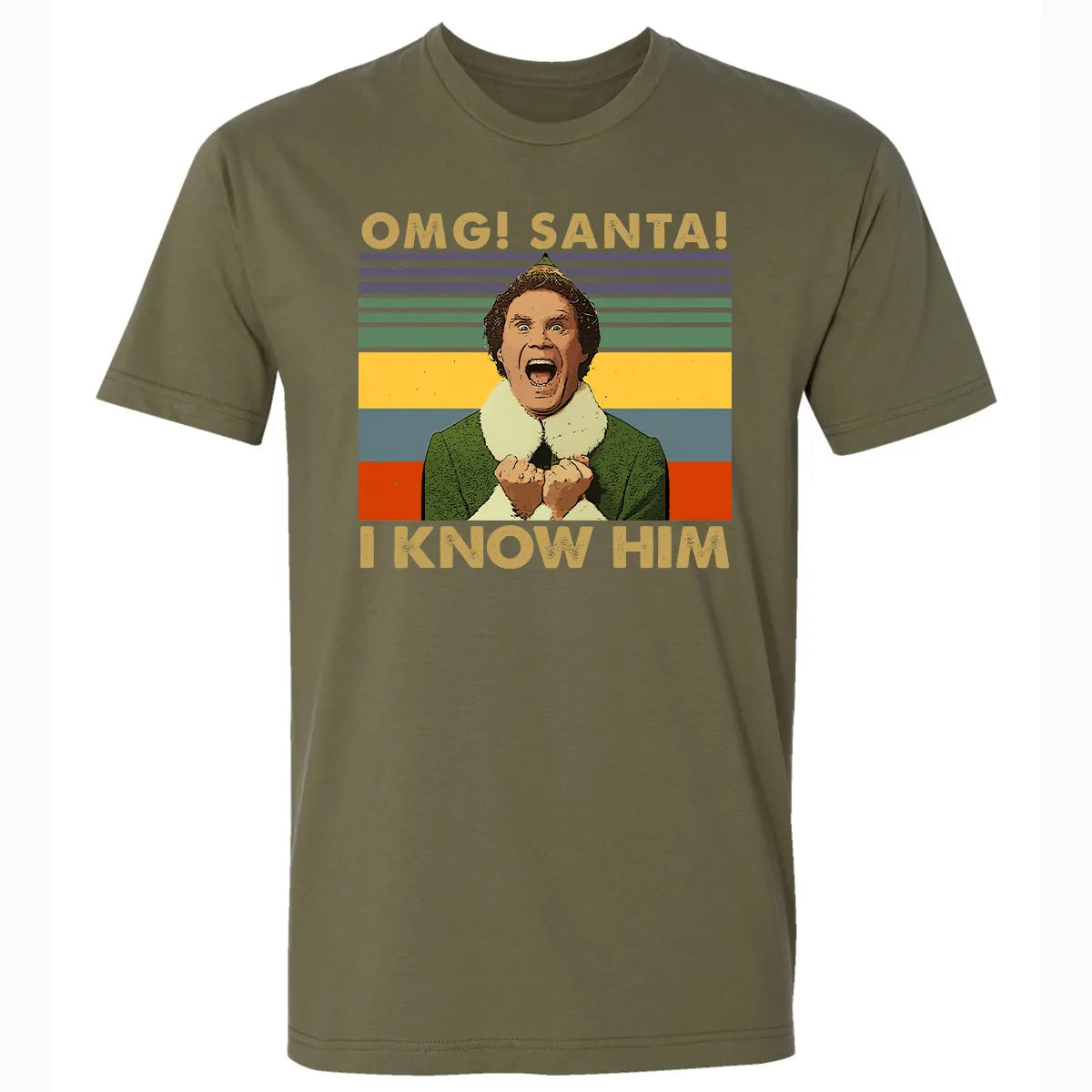 OMG Santa I Know Him Premium Unisex T-shirt