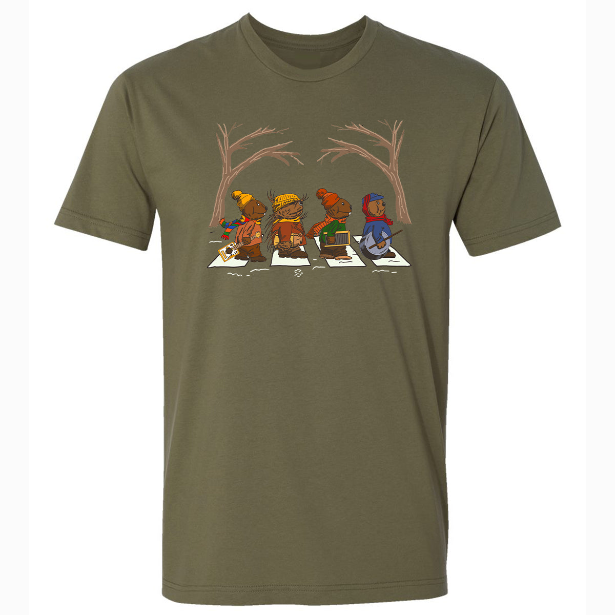 Premium Unisex T-shirt - 5F9APU1D - Military Green - 5