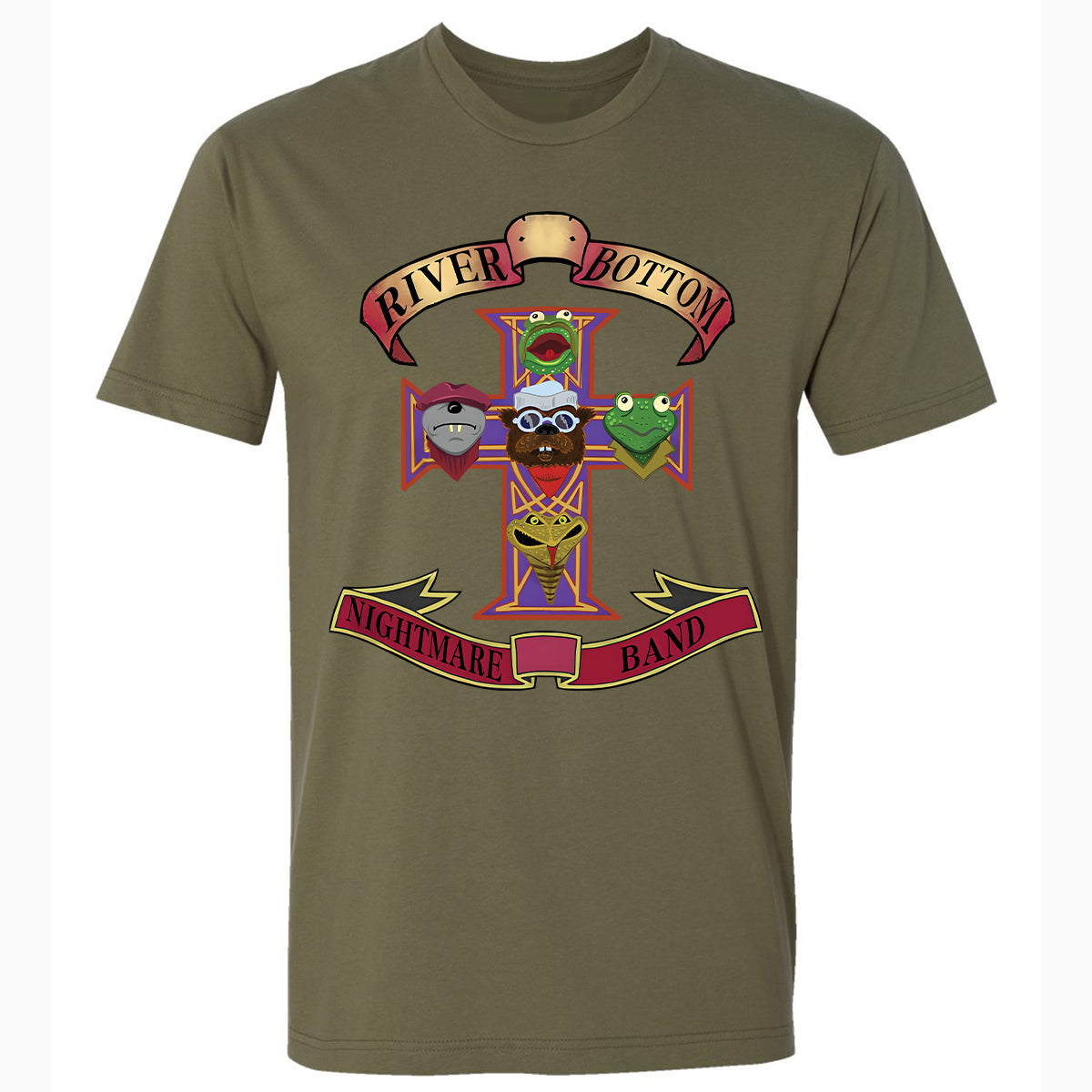 Premium Unisex T-shirt - Black - THANGFIXED (Copy) - Military Green - 5