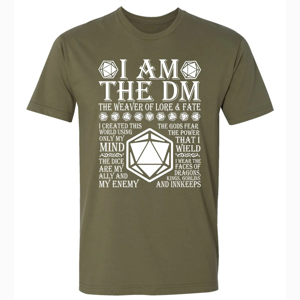 I Am The DM The Weaver Of Lore And Fate Premium Unisex T-shirt