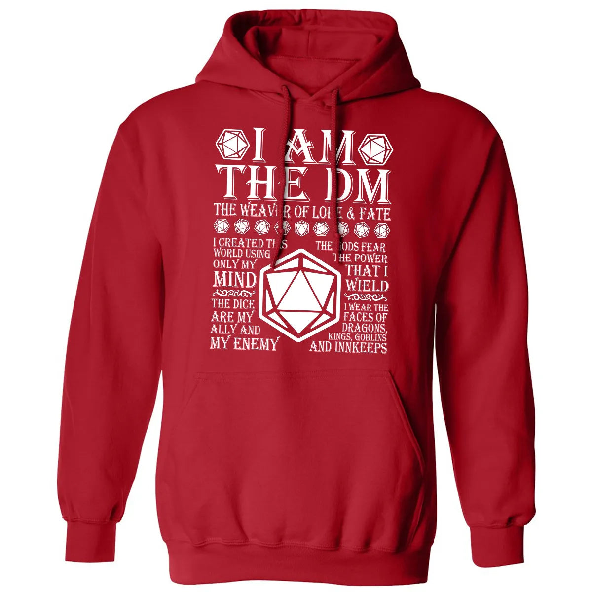 I Am The DM The Weaver Of Lore And Fate Classic Unisex Hoodie