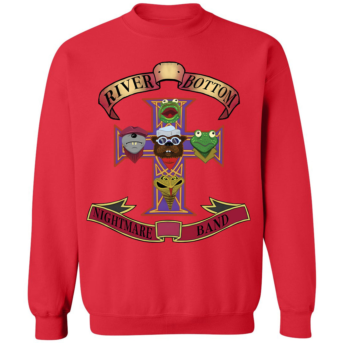 Classic Unisex Sweatshirt - Black - THANGFIXED (Copy) - Red - 5
