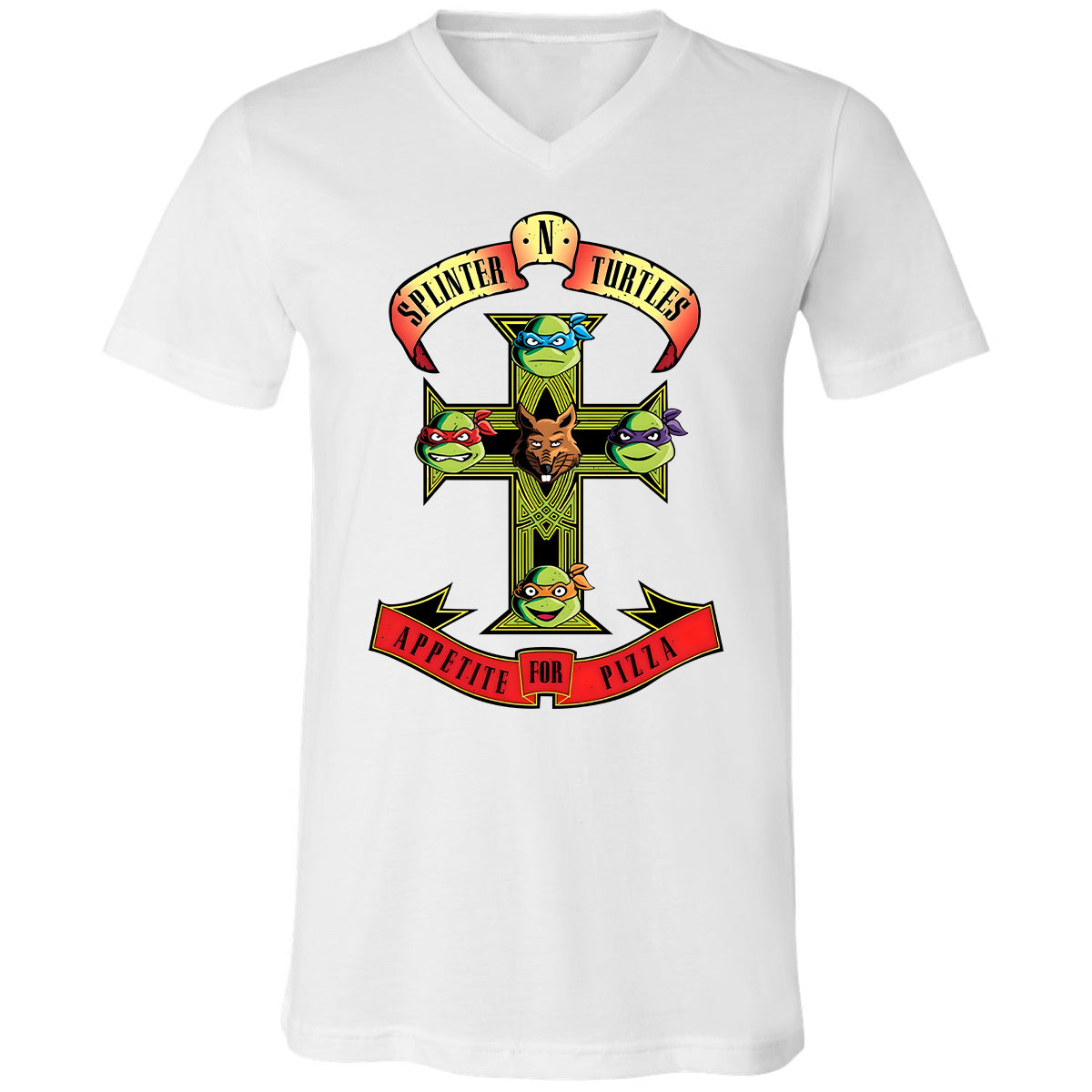 Unisex V-neck T-shirt - XPBY2S28 - White - 5