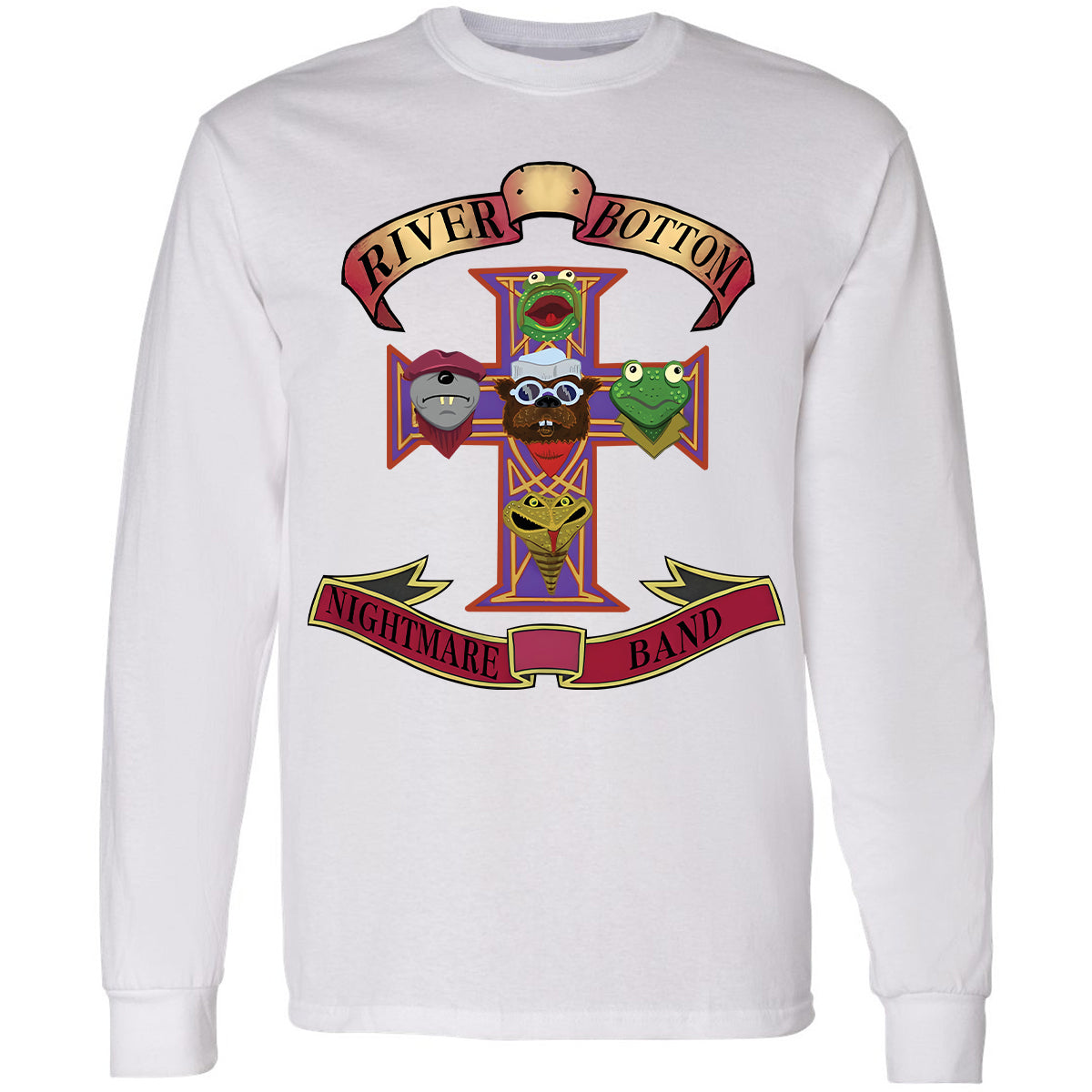Long Sleeve T-Shirt - Black - THANGFIXED (Copy) - White - 5