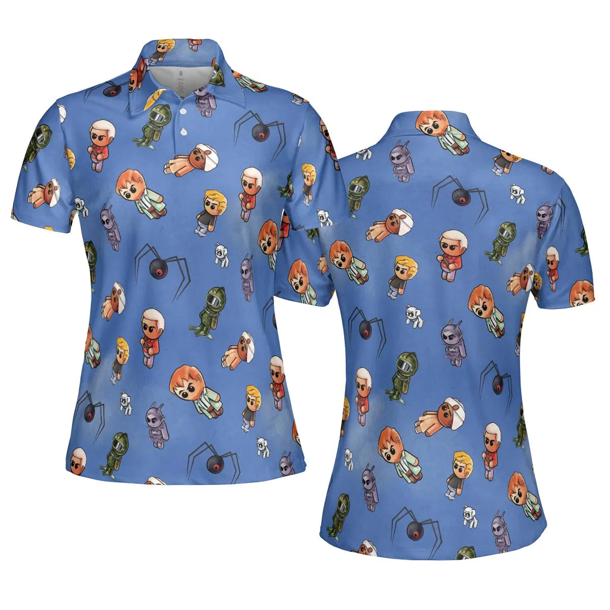 AOP Men/Women Polo Shirt - P6BJ183F