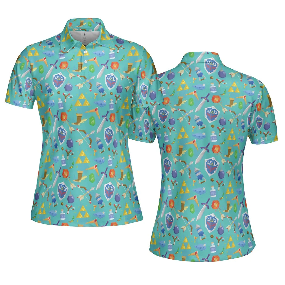 AOP Men/Women Polo Shirt - UVLNJJM9