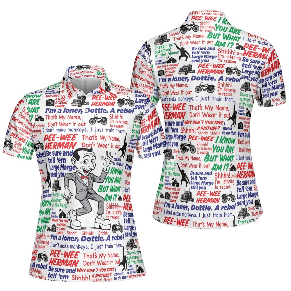 AOP Men/Women Polo Shirt - 6MW7NU3V -  - 5
